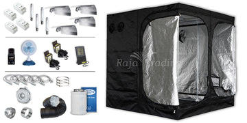 Mammoth Classic 200+ Grow Tent Complete 4x400 Watt HPS Set 200x200x200 cm