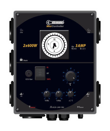 Cli-Mate Mini Controller 2x 600 Watt 3 Ampere