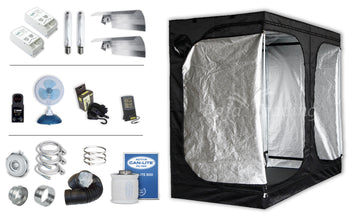 Mammoth Classic 240L+ Grow Tent Complete 2x600 Watt HPS Set 240x120x200 cm