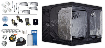 Mammoth Pro 240+ Grow Tent Complete 4x600 Watt HPS Set 240x240x200/225 cm