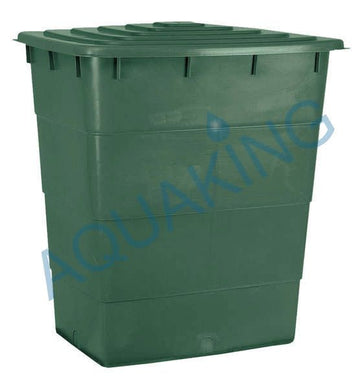 AquaKing Water Barrel 300 Liters Rectangle 60x89x80 cm incl. Lid